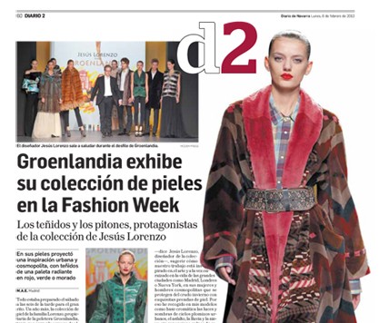 Groenlandia exhibe su colección de pieles en la FashionWeek